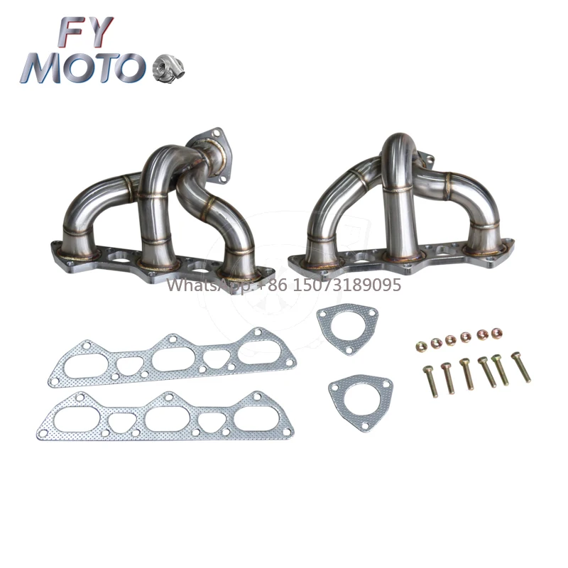 

Exhaust Manifold Header Equal Length Fit for porsche 996 997 Header 06+ with Carbon Steel