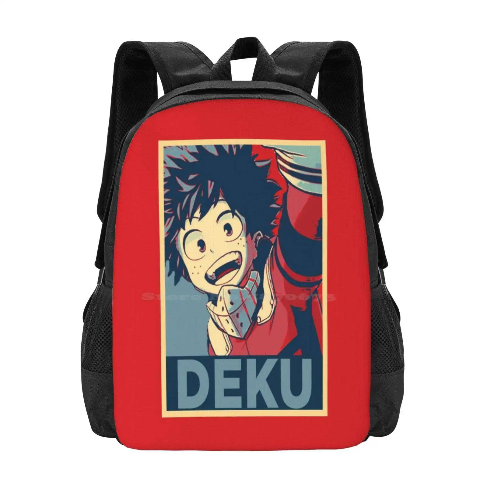 Izuku Midoriya Hope Pattern Design Laptop Travel School Bags Boku No Hero Academia Bnha Anime Mha Manga All Might Bakugo