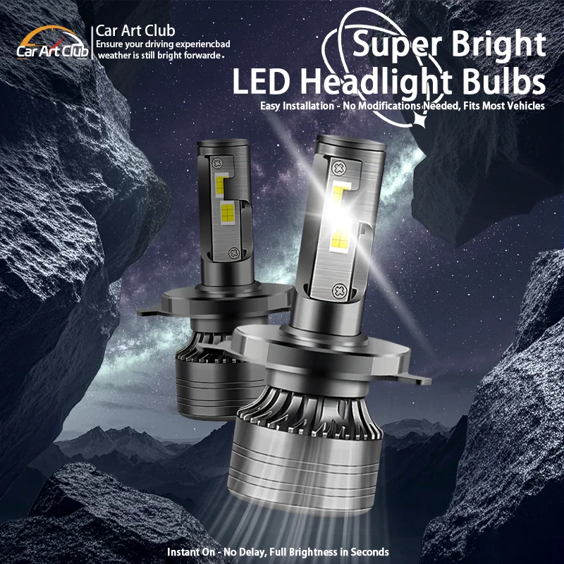 

Car Headlight CSP 38000LM 100W H4 LED H7 Canbus H1 H3 H8 H11 H9 6000K Car Auto Headlamp Led Lights For Car