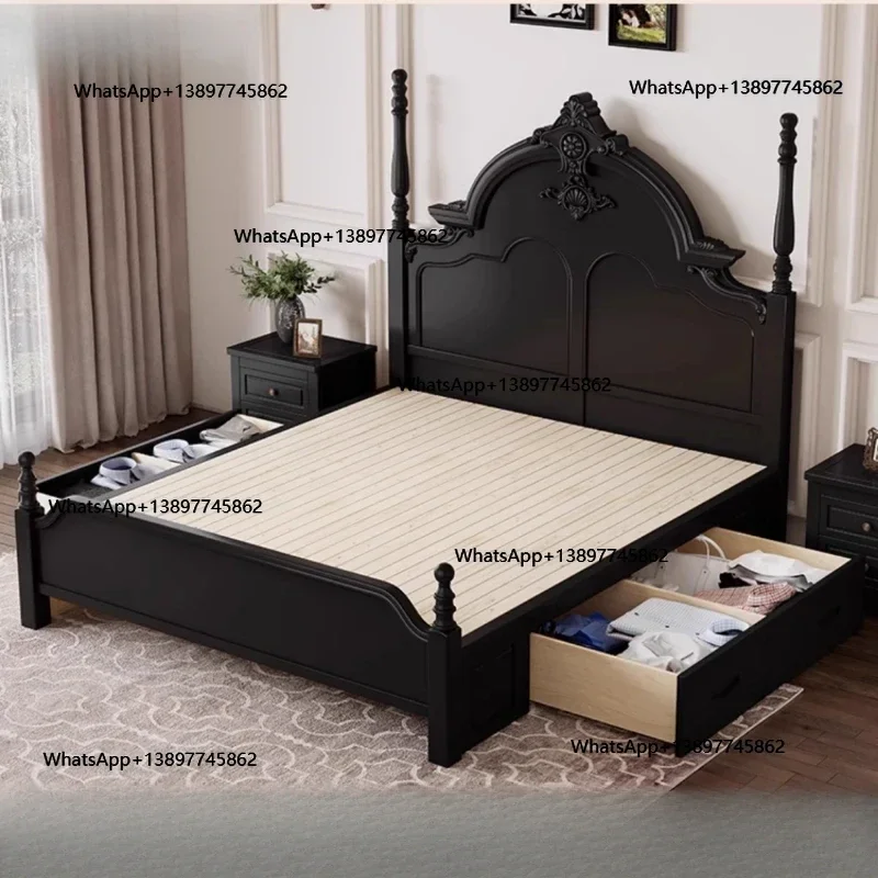 

Peiqi Nordic Aesthetics Каркас кровати King Двуспальная европейская дешевая ленивая дизайнерская кровать Удобная модная расслабляющая деревянная мебель Muebles