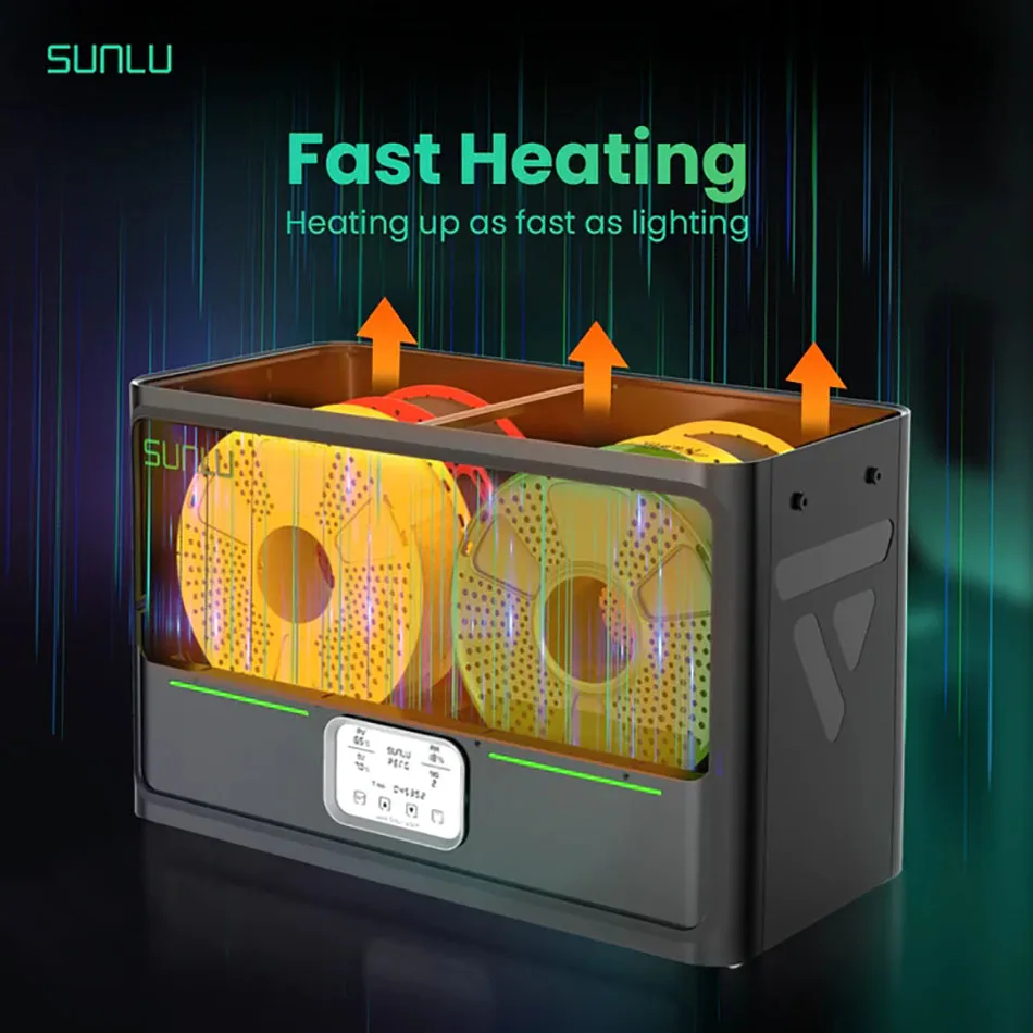 SUNLU S4 Filament Dryer Box For 3D Printer Filament 2024 Filament Storage Dehydrator for PLA PETG ABS TPU Nylon PA Filament