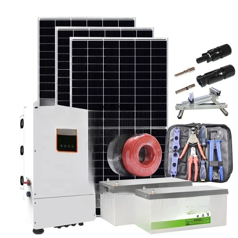 Jingsun Hybrid Complete Solar Energy System 5kw Off Grid Solar Panel System for Home