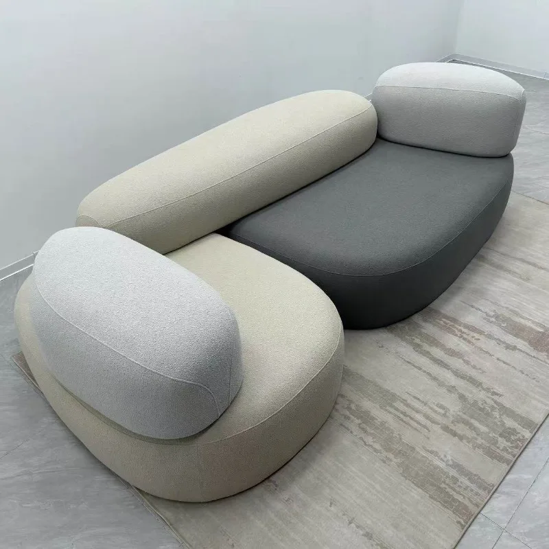 

Modern luxury stone shape compression sofa vacuum curl hair