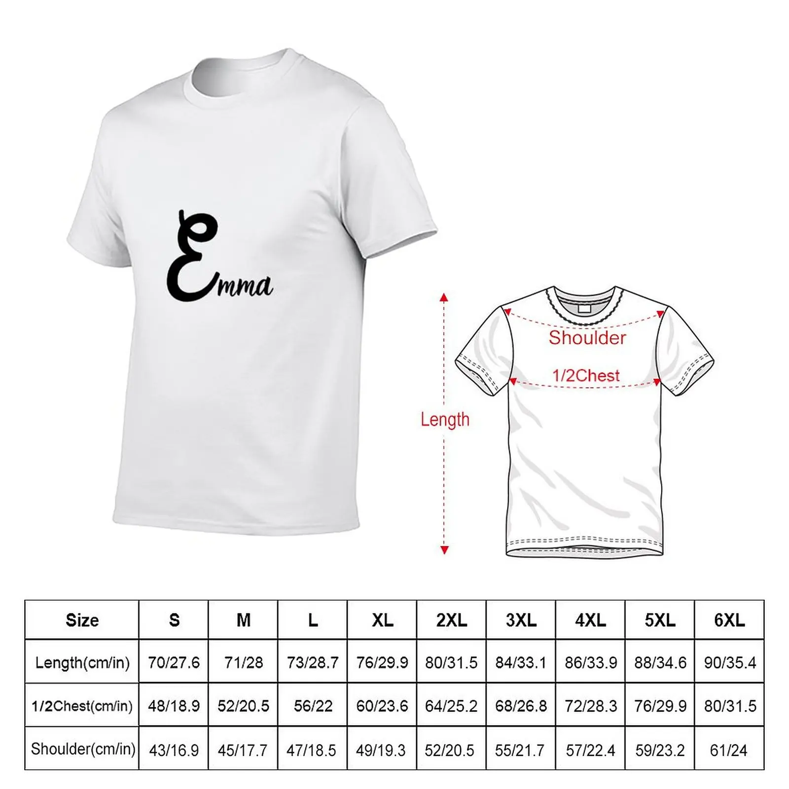 إيما تي شيرت تي شيرت شخصية تي شيرت للرجل جرافيك تي شيرت مضحك #2