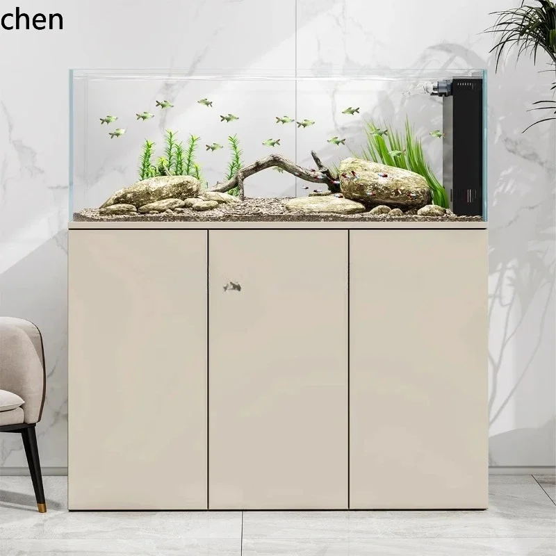 b7-  fish tank native ultra-white ecological South American tank bottom filter living room household large industrial wind