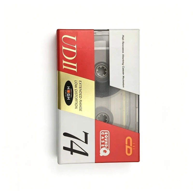 100% Original New For Maxell UDII 74min Type II Blank Cassette With Translucent Package For Recording & Duplication
