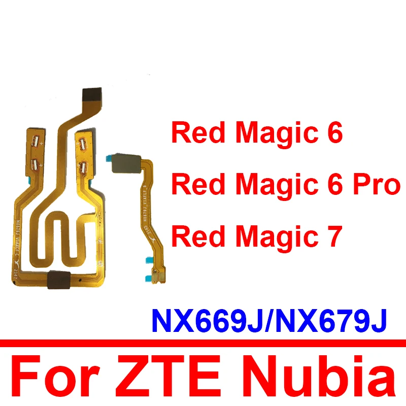 Colorful Breathing Flashing Light Strip Flex Cable For ZTE Nubia Red Magic 6 6Pro NX669J 7 NX679J Flashing Light Strip Parts