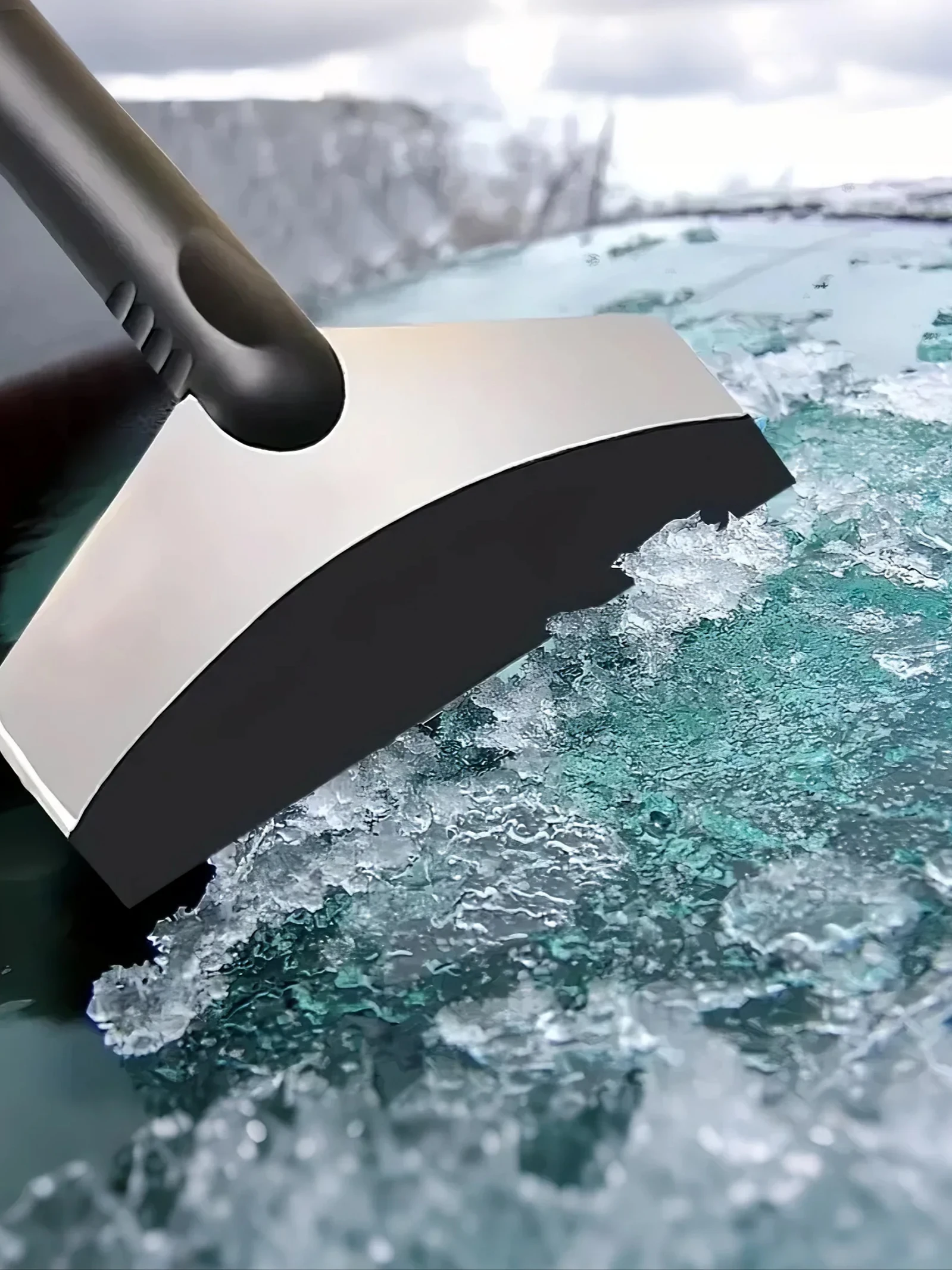 

Автомобильная лопата для снега из нержавеющей стали (специальная лопата для удаления снега на лобовом стекле) — незаменимый инструмент для удаления снега автомобиля зимой.