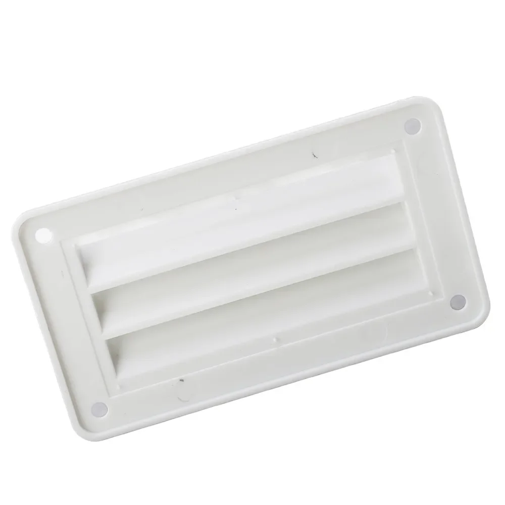 2pcs Set Flush Mount Nylon RV Air Vent Louver White Louvered Vents Louvered Flush Vent Boat Vent Boat Yacht