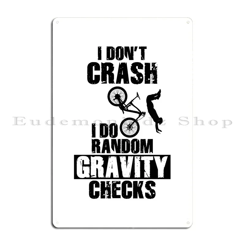 Funny Mountain Bike Riding Metal Sign Kitchen Customize Club Home Designing Tin Sign Poster