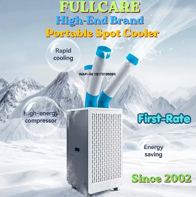 18000BTU Heavy Duty Portable Air Conditioner for Outdoor Event Tent Marquee Industrial Mobile AC with Flexible Duct
