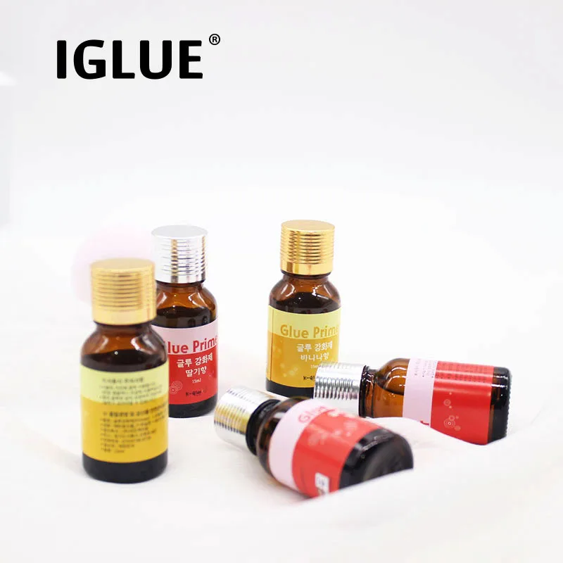 

K-Glue Primer 15ml Strawberry/Banana False Eyelashes Extension Supplies Increase Adhesion Glue Makeup Cosmetics Tool