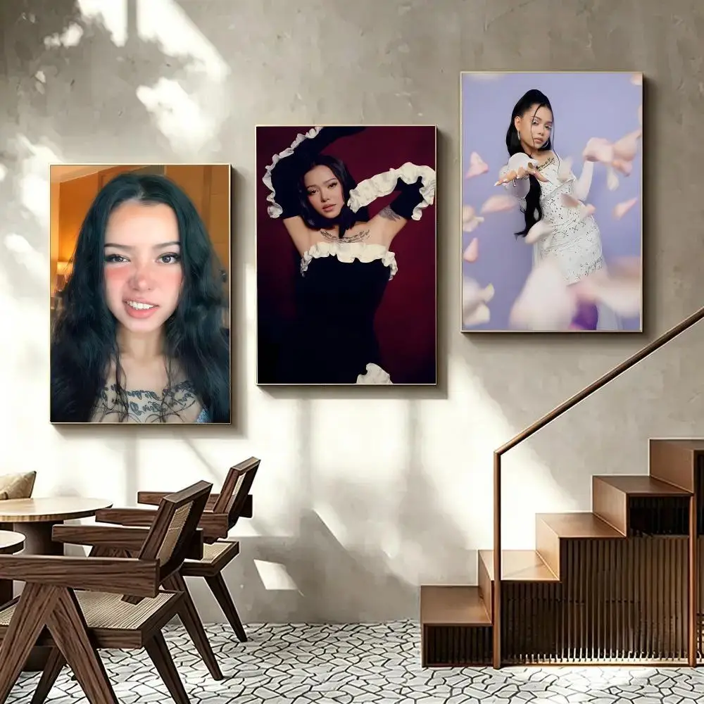 Web Celebrity Bella Poarch Poster Decorative Wall Art Stickers Mural For Home Living Room Hallway Decor Gift