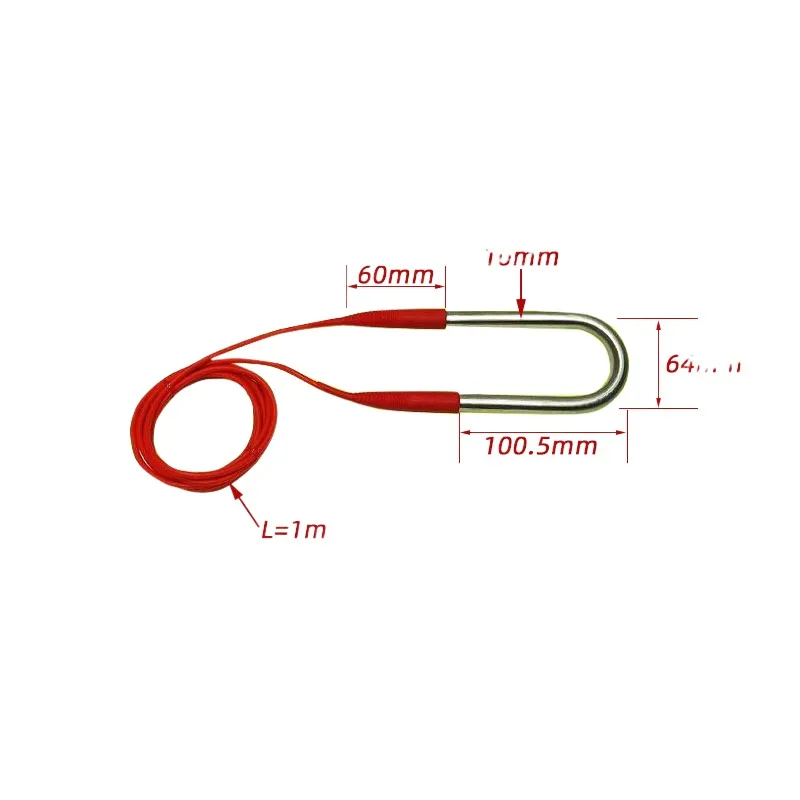 60v DC Heating Element 500w/1000w Stainless Steel U Type Immersion Water Heater With 1 Meter Wire