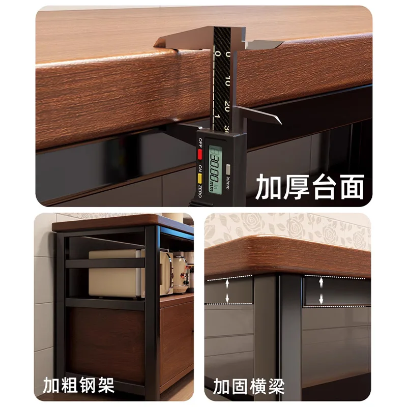 Fish tank rack Floor-to-ceiling low cabinet storage  integrated against the wall Living room long table Turtle Hill base