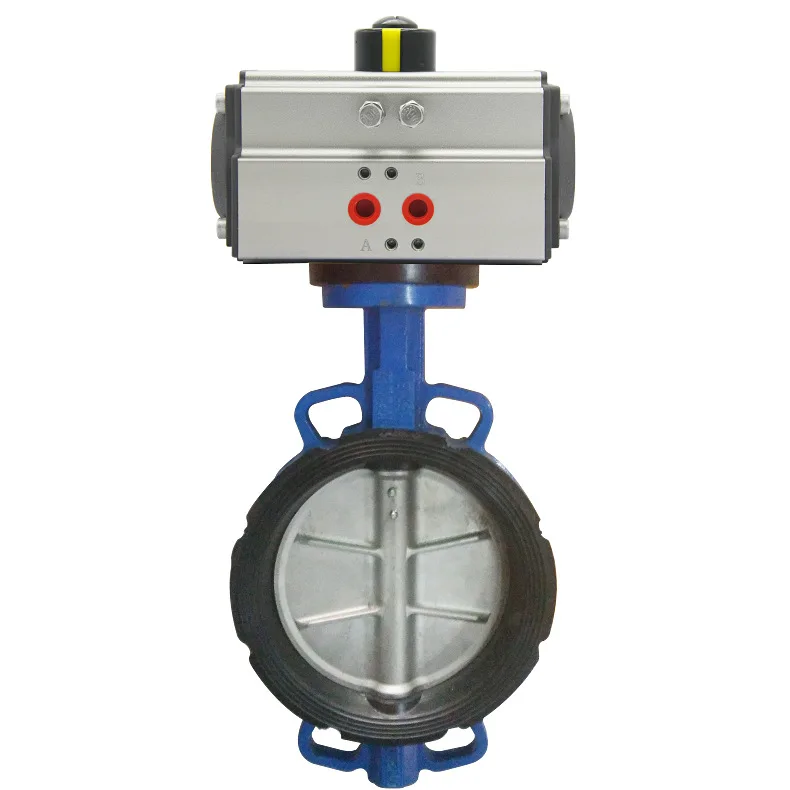 Single and double-acting pneumatic soft seal to the butterfly valve D971X-16Q environmental protection chemical water treatment