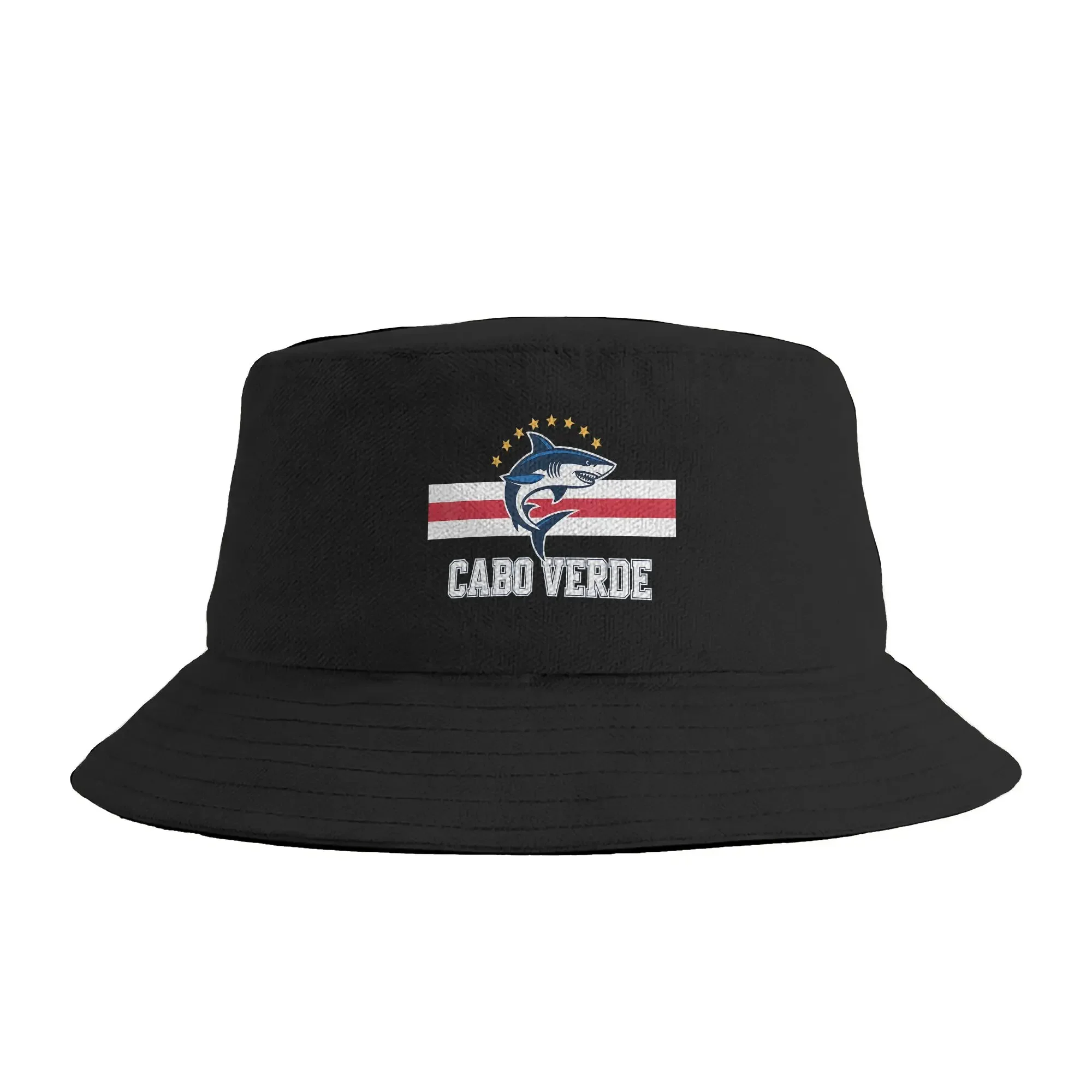Proud Cape Cabo Verde Country Favorite Cheer Game Day Bucket Hat Outdoor Fisherman Caps Foldable Fishing Sunscreen Hats DIY Cap