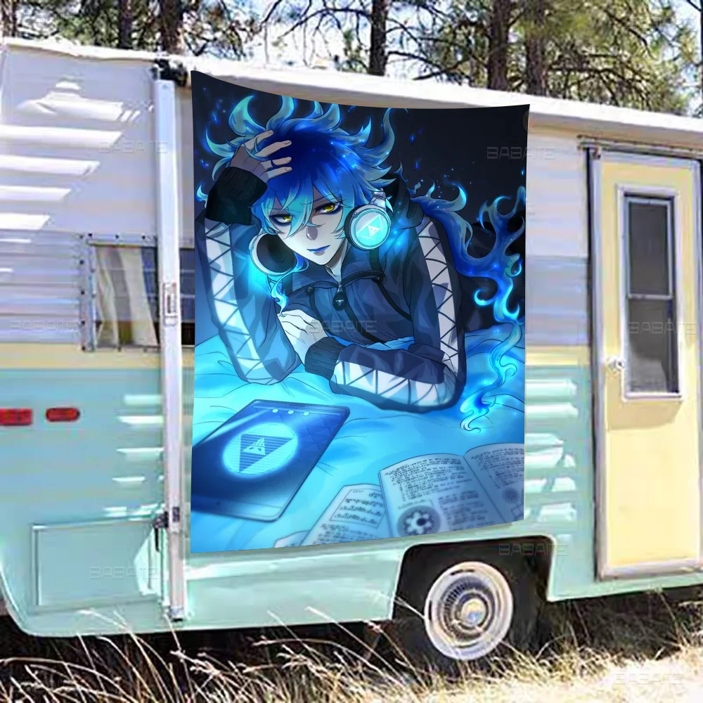 Anime Game Posters T-Twisted W-Wonderland High End Quality Banner Printing Artistic Atmosphere Style Camping Flag