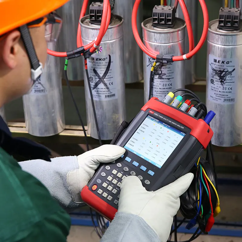 工場出荷時の価格ポータブルデジタル三相電力品質アナライザー