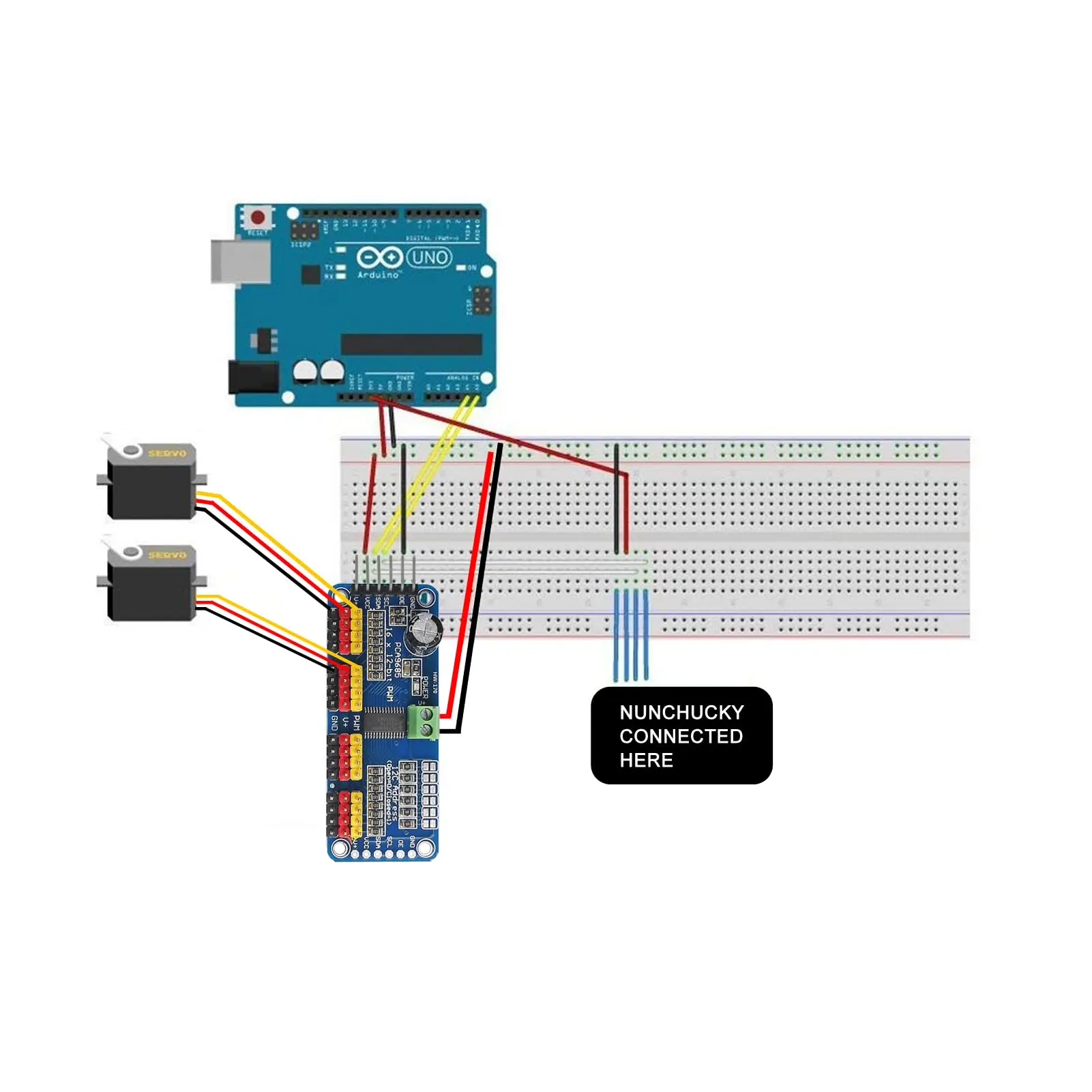 1pc PCA9685 16 Channel 12 Bit PWM Servo Driver Board IIC Interface PCA9685 Module Controller for Arduino and Raspberry Pi