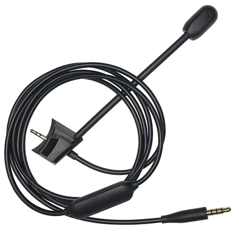 Detachable Boom Microphone Cable for Bose QuietComfort 35 Quiet Comfort 35 II(QC35II) Headphones Gaming Mic with Volume Control