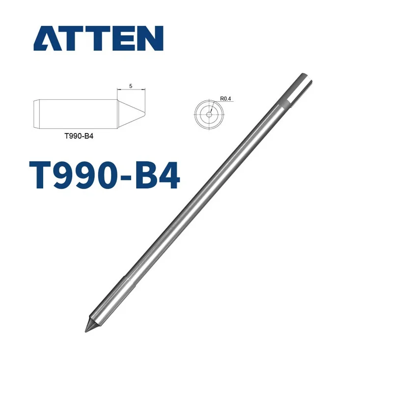 ATTEN T990-B4 Soldering Tip for ST-990 ST-8602D ST-8902D Welder Iron Tip Replacement Part Tool