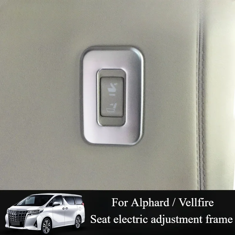 For Alphard Vellfire 2015-23 Seat Electric Adjustment Frame is super sticky and requires no drilling to install accessories