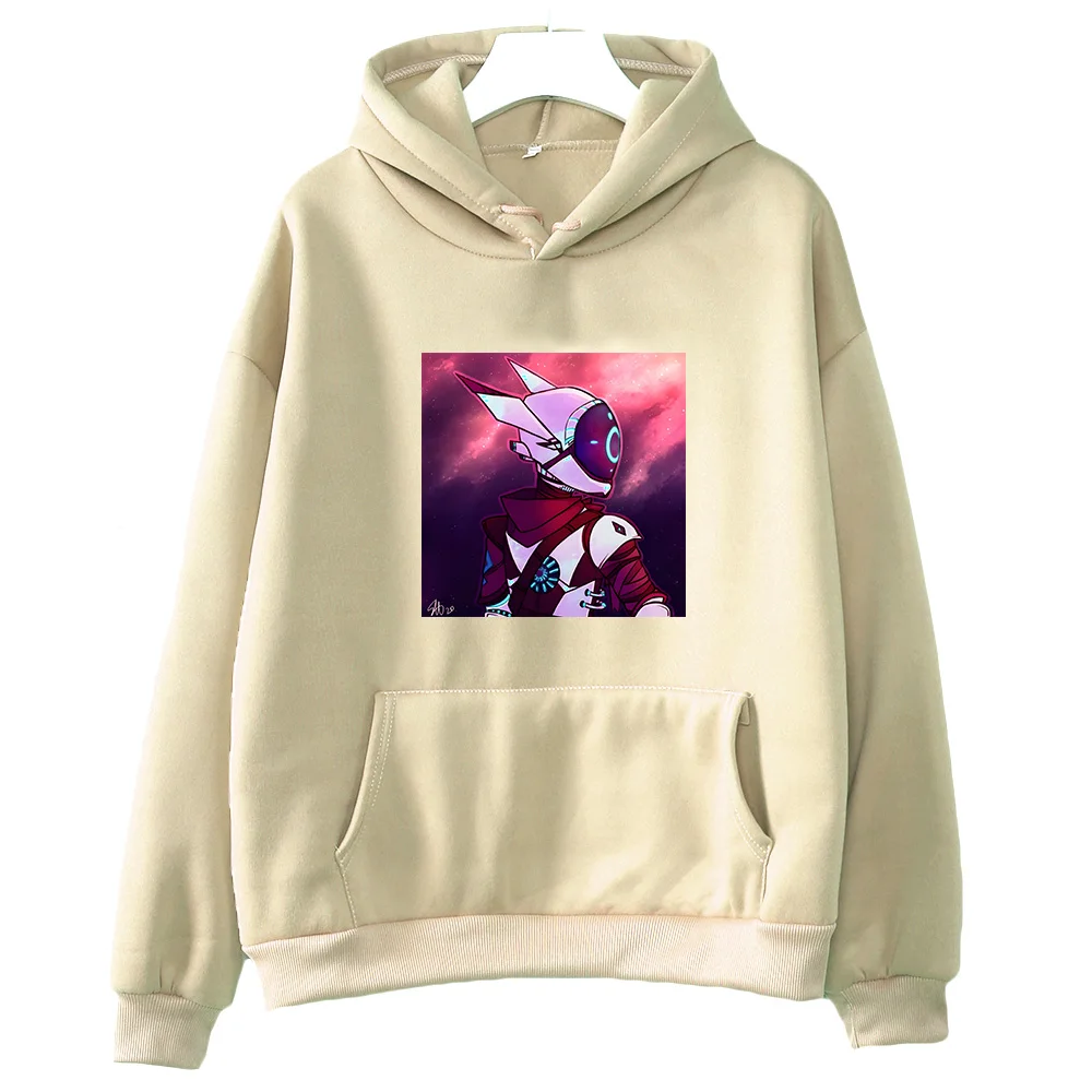 

Sudaderas No Man's Sky Hoodies Cartoon Print Fleece Vintage Sweatshirt for Autumn/Winter Comfortable Cute Clothing Unisex Hoody