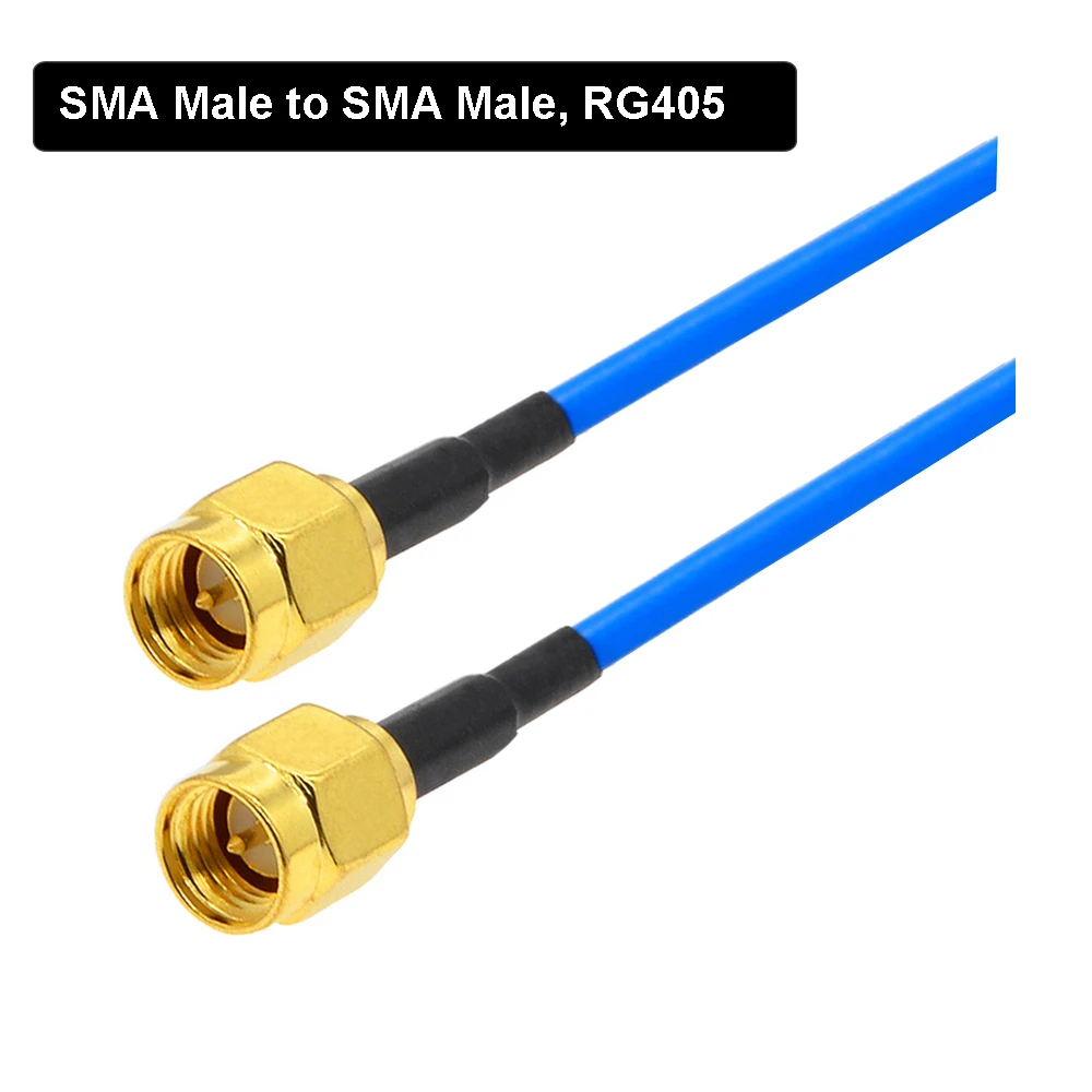 BEVOTOP SMA-Stecker auf SMA-Stecker, HF-Koaxialkabel, RG405-Kabel, Hochfrequenz-Testkabel 086, 50 Ohm 3