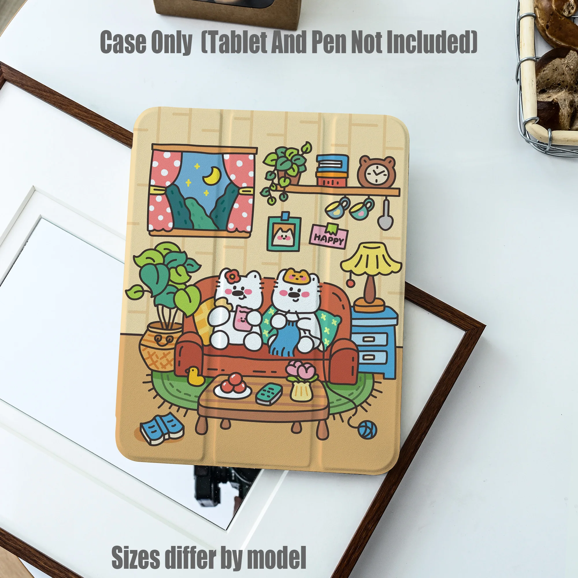 Premium TPU Tablet Case for Samsung and Apple All Models Slim Fit Protective Cover，Shockproof Lightweight Durable