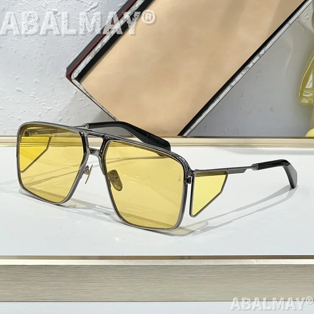 Top High Quality Sunglasses for Men and Women ASSEN SIZE 63-15-146 Style UV400 Retro Fashion Special Design Sun Glasses with box