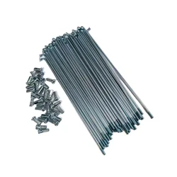 Scooter Spokes 40Pcs/lot E-bike Spokes 12G 2.5mm diameter Bicycle Spokes length 105~155mm + Nipple Sliver color
