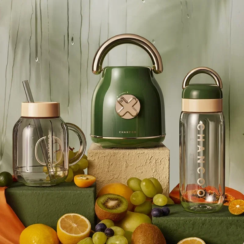 220V CHANCOO Portable Mini Juicer for Home with Double Cups