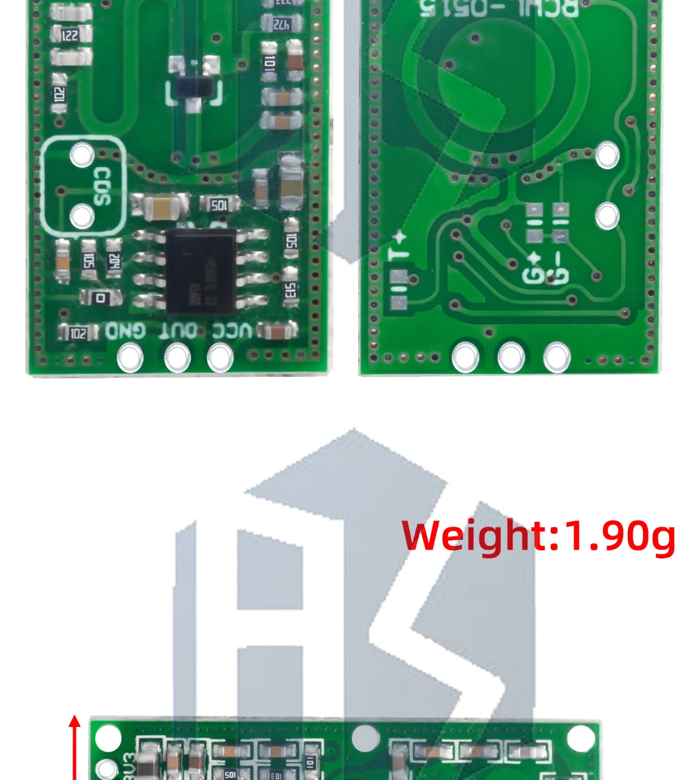 1 ~ 10PCS RCWL-0516 RCWL-0515 mikrowelle radar sensor modul Menschlichen körper induktion schalter modul Intelligente sensor – Detail 14
