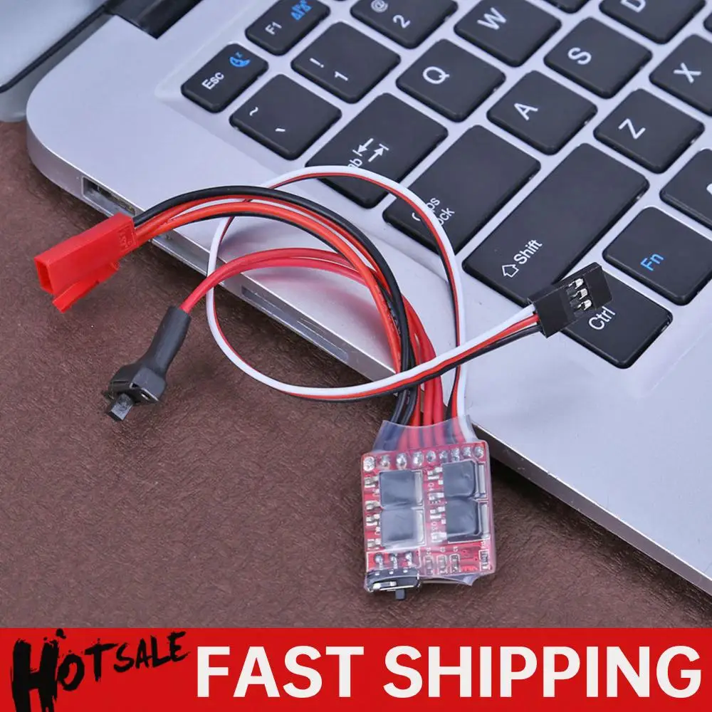 

Bidirectional Brush ESC Reusable Forward Reverse Brush Brake Wear Resist RC Speed Controller Brushed Car Boat Accessory