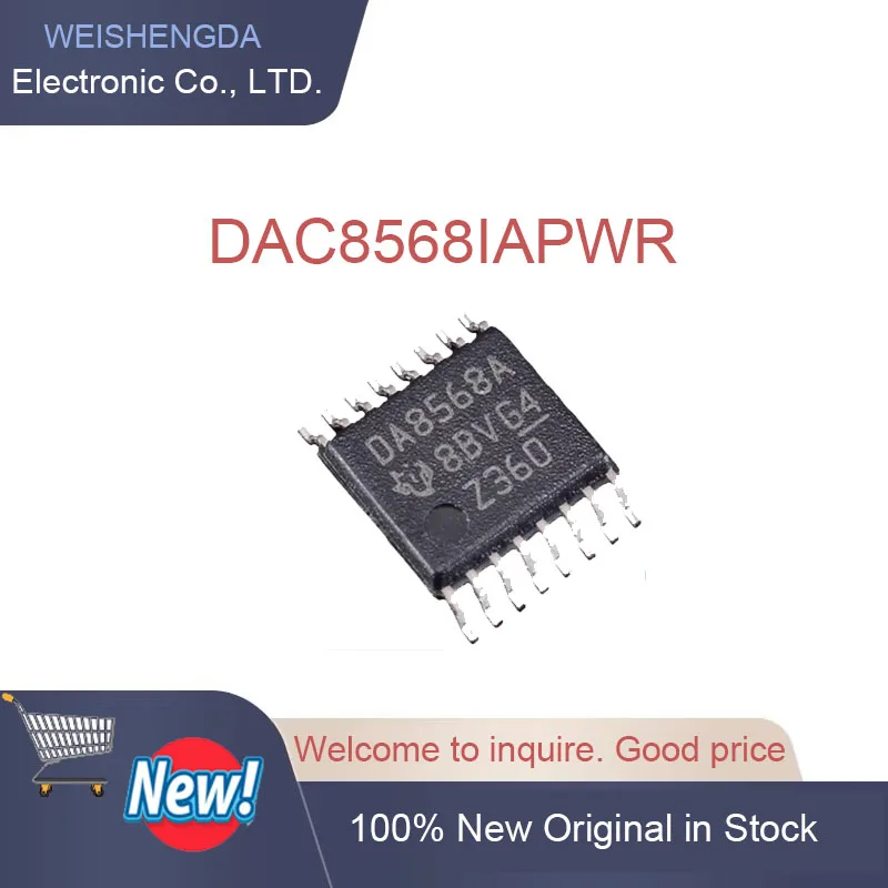 DAC8568 DAC8568I DAC8568IA DAC8568IAPW DAC8568IAPWR رقاقة IC جديد الأصلي