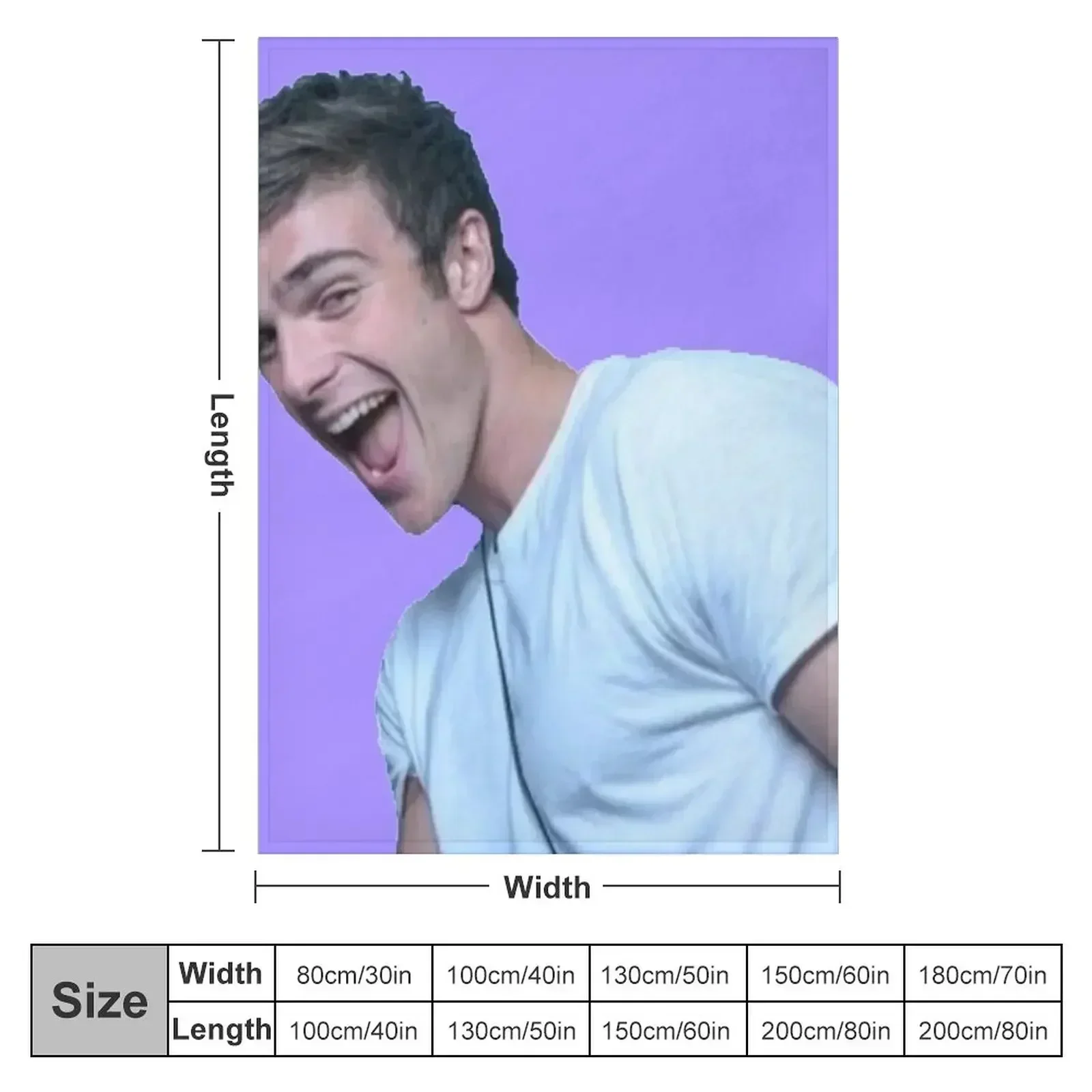 New jacob elordi Throw Blanket Cute For Baby Decoratives Stuffeds Plaid on the sofa cosplay anime Blankets