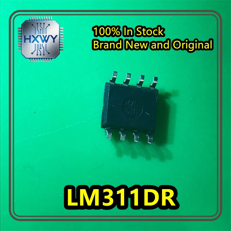 (30/100 Pieces) LM311DR LM311 SOIC-8 Analog Comparator IC Chip, Brand New Original, In Stock, Electronic Equipment