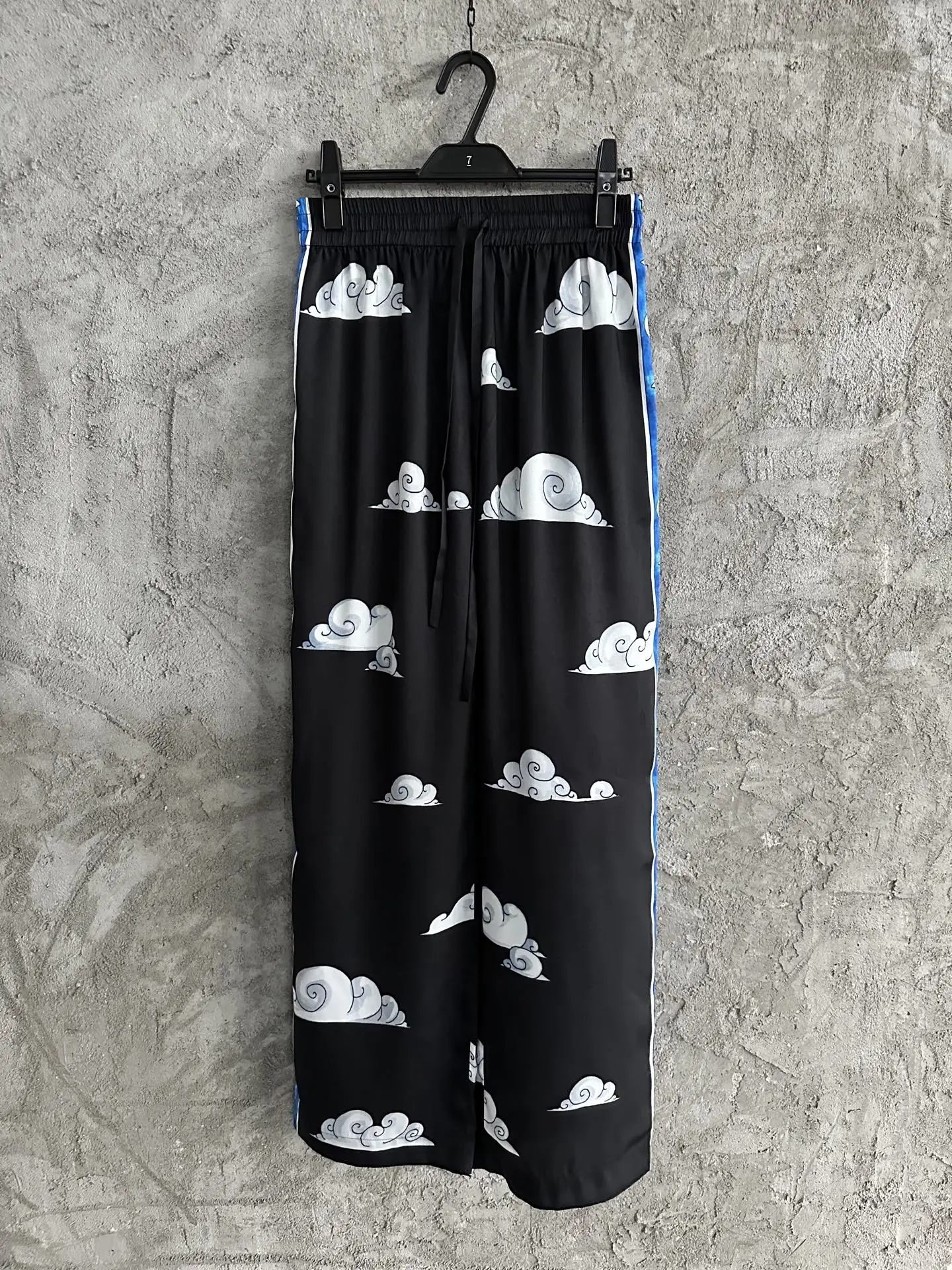 Men Casual Pants Cotton Gothic Men's Sweatpants Autumn Cross Loose Black Male Long Pants