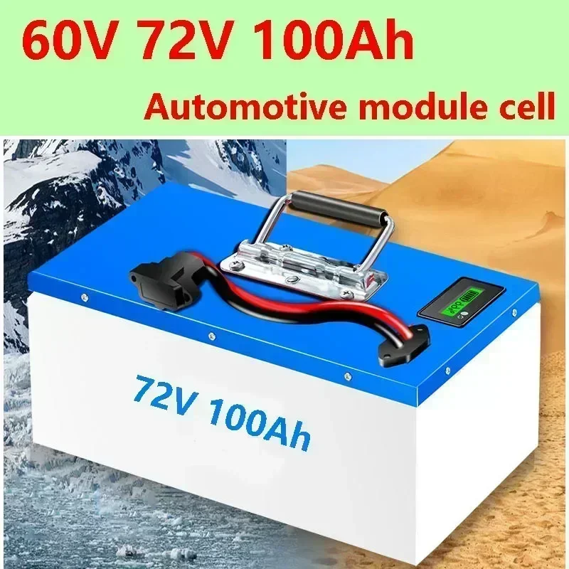 Powerful Lithium-ion Battery for Electric Vehicles, Super Large Capacity of 48V 60V 72V 100Ah and A Range of 200 Kilometers