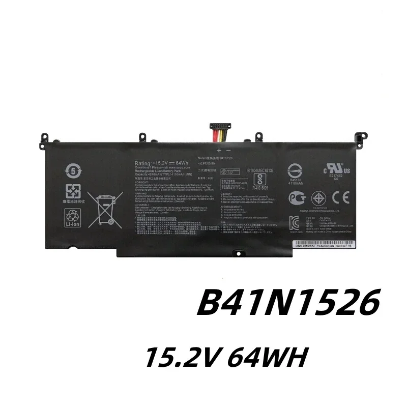 For B41N1526 15.2V 64WH Laptop Battery for Asus ROG Strix GL502 GL502V GL502VT GL502VT-1A GL502VM S5 S5VT6700 GL502VT-BSI7N27