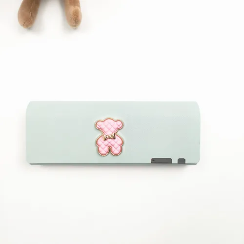 Caja de gafas de sol de oso, estuche antiarañazos para gafas, estuche protector para gafas, soporte para gafas, regalo para niña B2