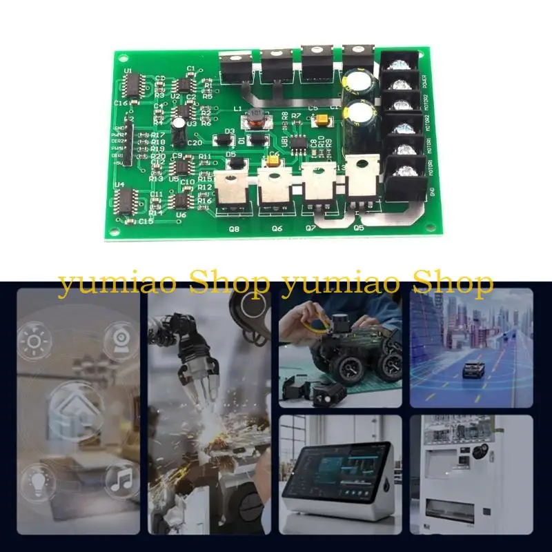 

Двухканальный модуль драйвера двигателя 587B, 15 А, 3–36 В и до 30 А, обеспечивающий эффективную мощность и увеличенный срок