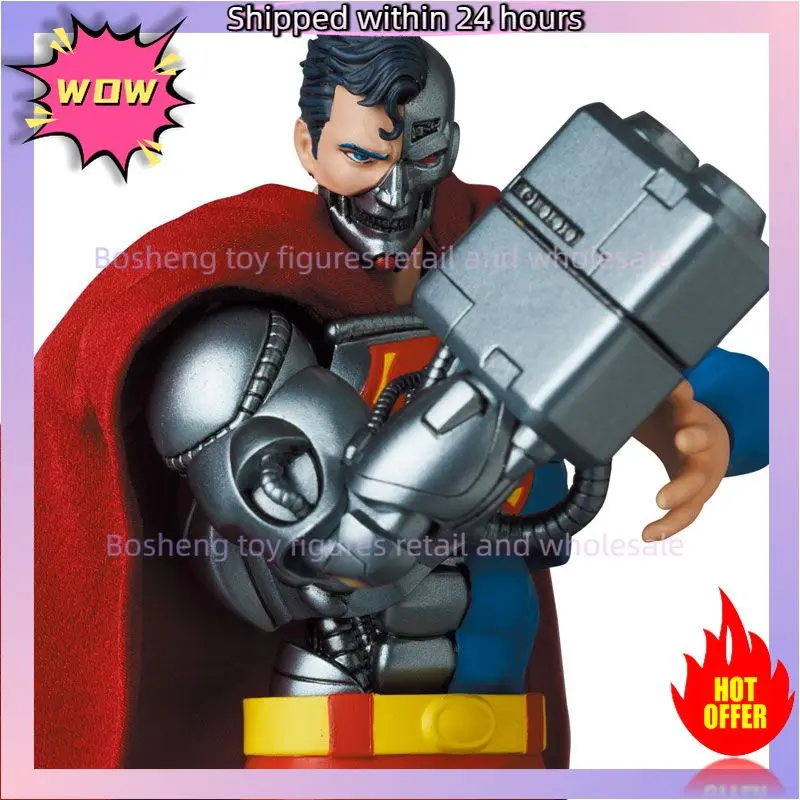 

Оригинальный MAFEX 164 CYBORG SUPERMAN RETURN OF SUPERMAN, в наличии, коллекция аниме, фигурки, модель игрушки
