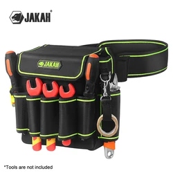Jakah Electrician Toolkit Thickened Canvas Multifunctional Air Conditioning Repair Kit Tool Waist Bag HL110