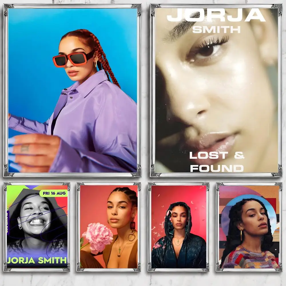 singer J-Jorja S-Smith Poster Self Adhesive Wall Decor Waterproof Removable for Bedroom Living Room bar Gift