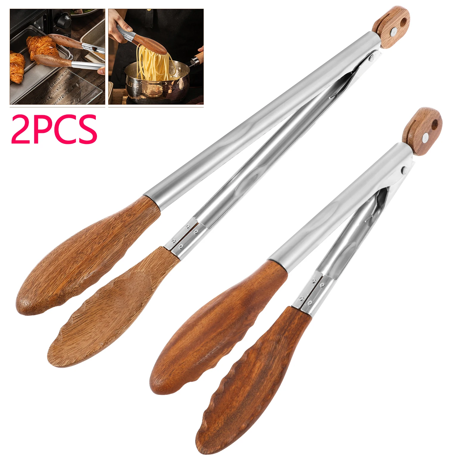

2 шт. кухонные щипцы портативные щипцы для еды термостойкие кухонные сервировочные щипцы для барбекю салат стейк макароны спагетти лапша гриль