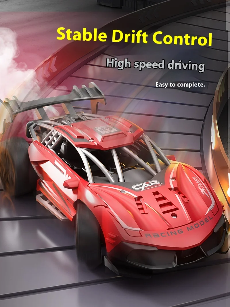 Mini auto elettrica telecomandata versione di ricarica wireless funzione deriva bambini ragazzi giocattolo regalo modello di simulazione auto RC