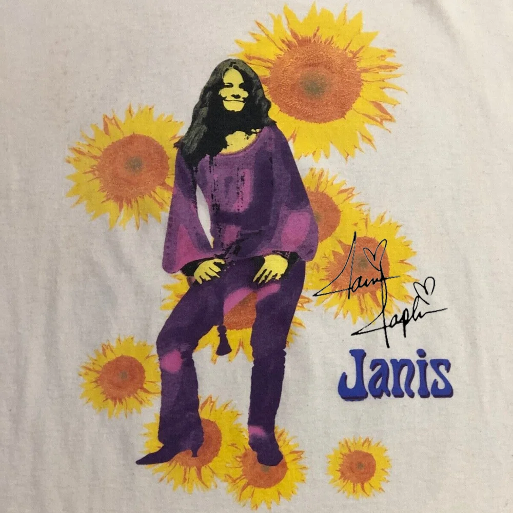 Janis Joplin Singer 90s Gift For Fan White S-2345XL Unisex T-Shirt TM475