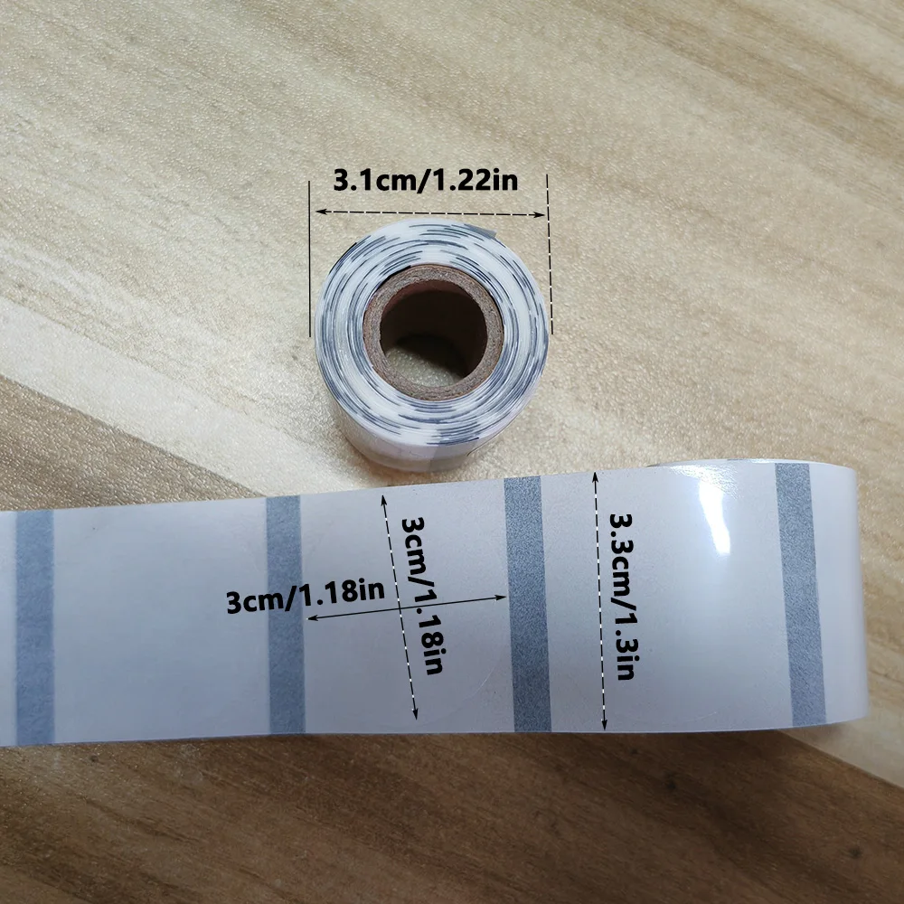 3 rolls M110 transparent round label 1.18\